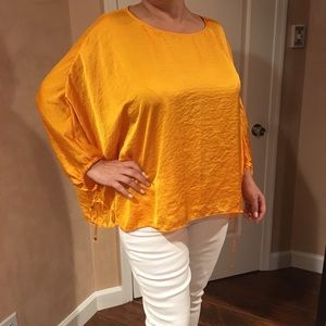Michael Kors orange loose fitting top